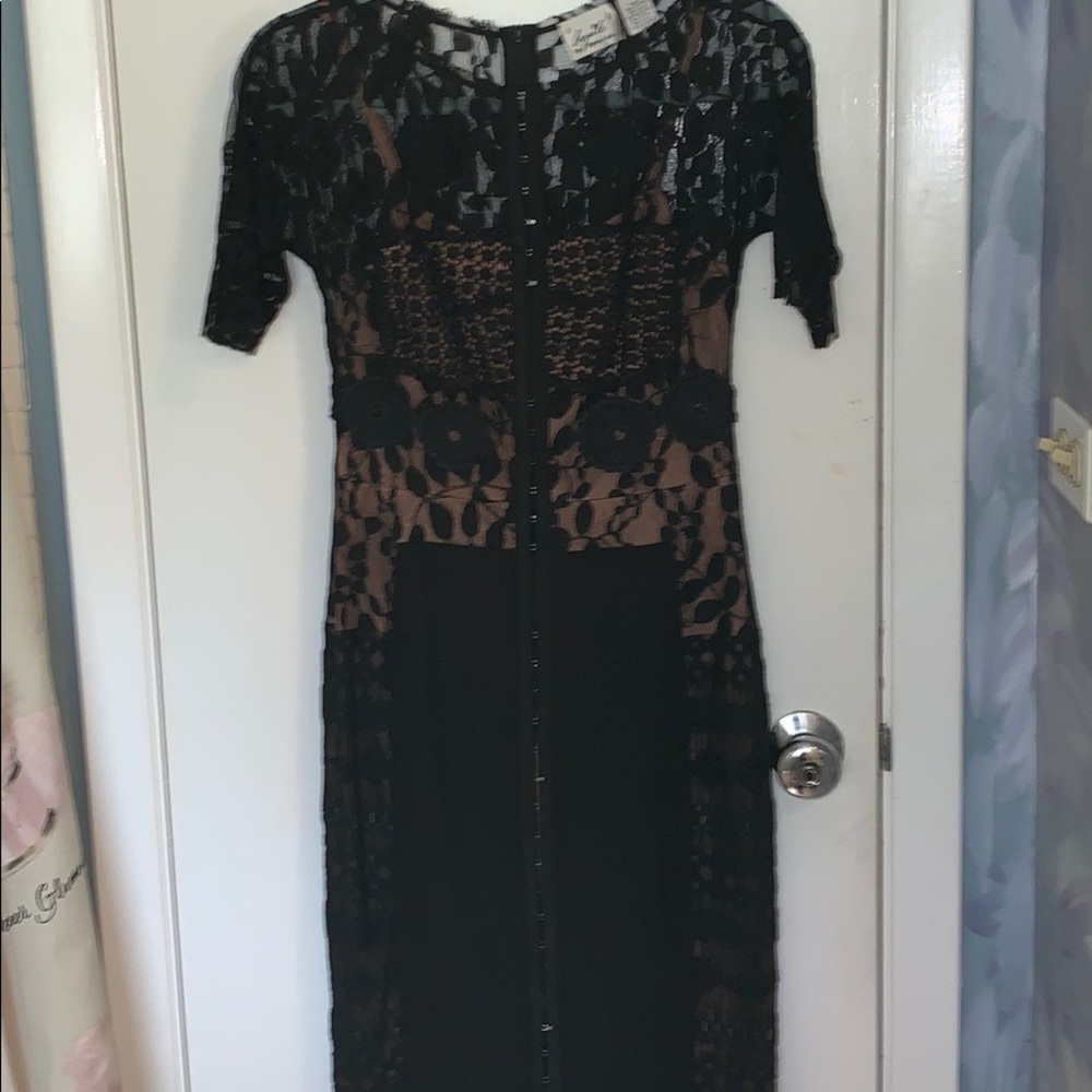 Byron Lars black lace dress, size 2